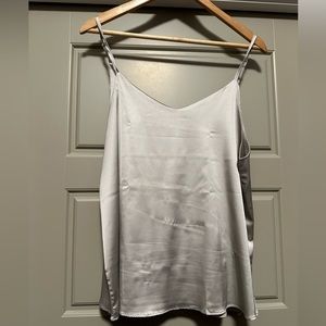 Women’s Tank Top V-Neck Satin Camisole Sleeveless Tank Cami Top